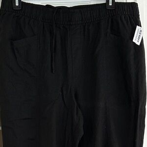 Old Navy XL Tall Women’s Black Linen Blend Pant